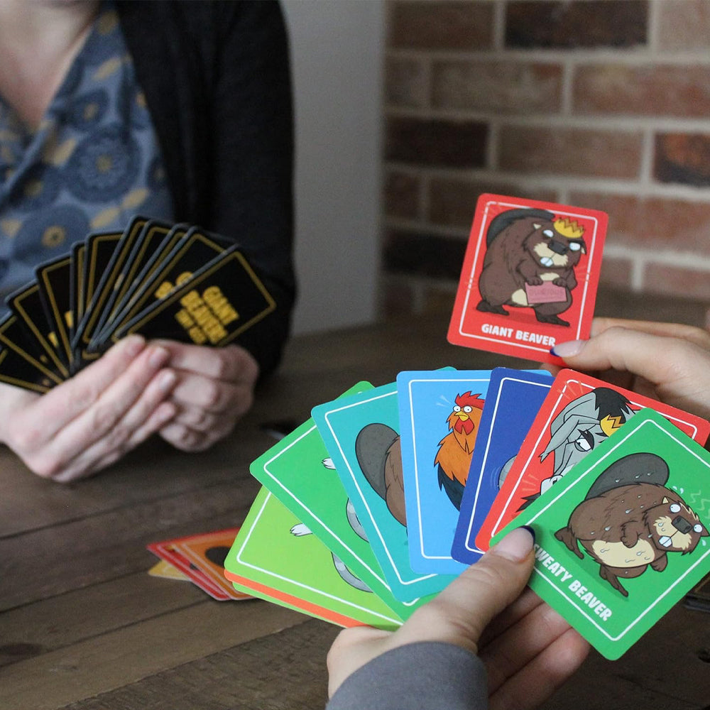Giant Beaver! Tiny Ass! Card Game - Age 16+, 2+ Players