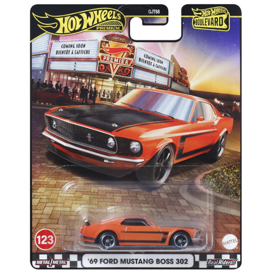 Hot Wheels Premium - Boulevard: '69 Ford Mustang Boss 302 JBL20 #123