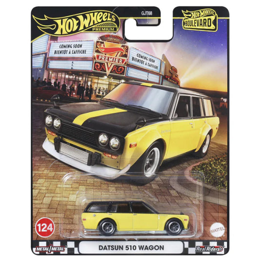 Hot Wheels Premium - Boulevard: Datsun 510 Wagon JBL21 #124