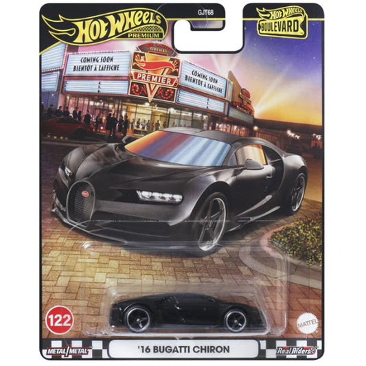 Hot Wheels Premium - Boulevard: '16 Bugatti Chiron JBL21 #122