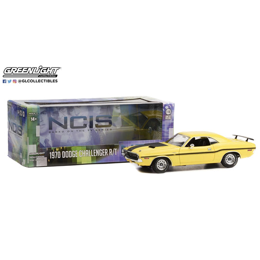 Greenlight 12845 NCIS: 1970 Dodge Challenger R/T 1:18 Diecast Model