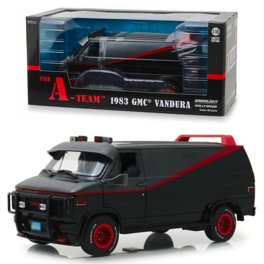 Greenlight 1:18 The A Team GMC Vandura Van (1983-87 TV Series) Diecast Model