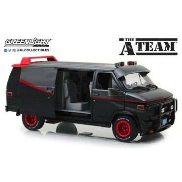 Greenlight 1:18 The A Team GMC Vandura Van (1983-87 TV Series) Diecast Model