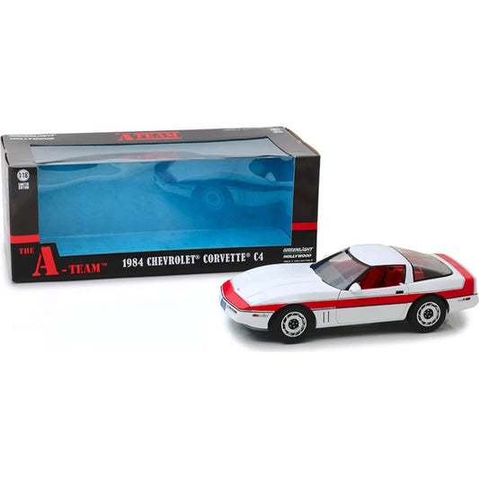 Greenlight 13532 1984 Chevrolet Corvette C4 Faceman The A Team 1:18 Diecast Model