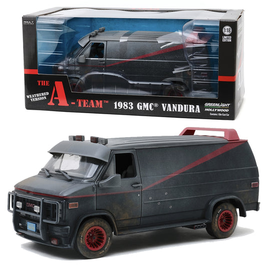 Greenlight 13567 The A-Team ('83-'87 TV Series) 1983 GMC Van 1:18 Diecast Car