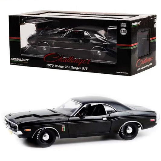 Greenlight 13614 1970 Dodge Challenger R/T 426 Hemi The Black Ghost 1:18 Model