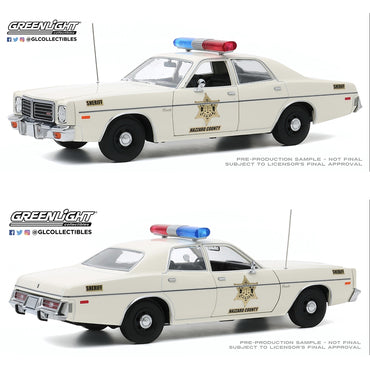 Greenlight 19092 Hazzard County Sheriff 1975 Dodge Comet 1:18 Diecast Car