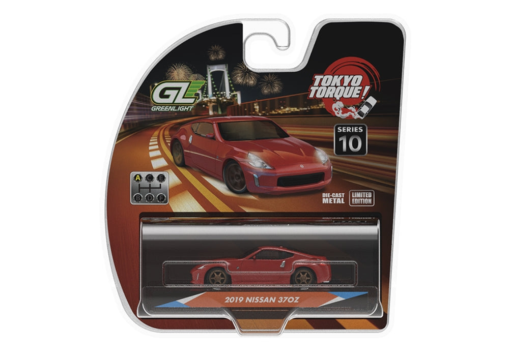 Greenlight 235110-A Tokyo Torque S10 Nissan 370Z Coupe 2009 Red 1:64 Diecast