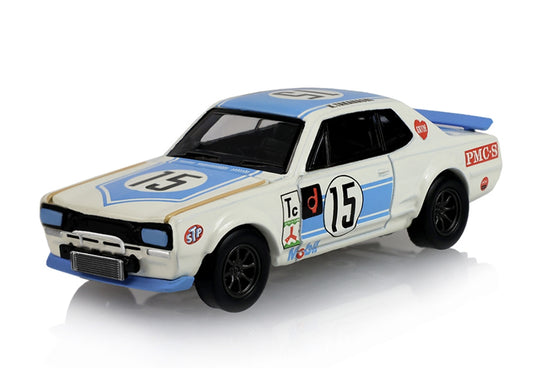 Greenlight 235110-B Tokyo Torque S10 Nissan Skyline Hakosuka Yellow 1:64 Diecast