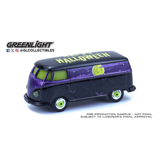 Greenlight VW Type 2 Panel Van Halloween 2025 1:64 Diecast Car