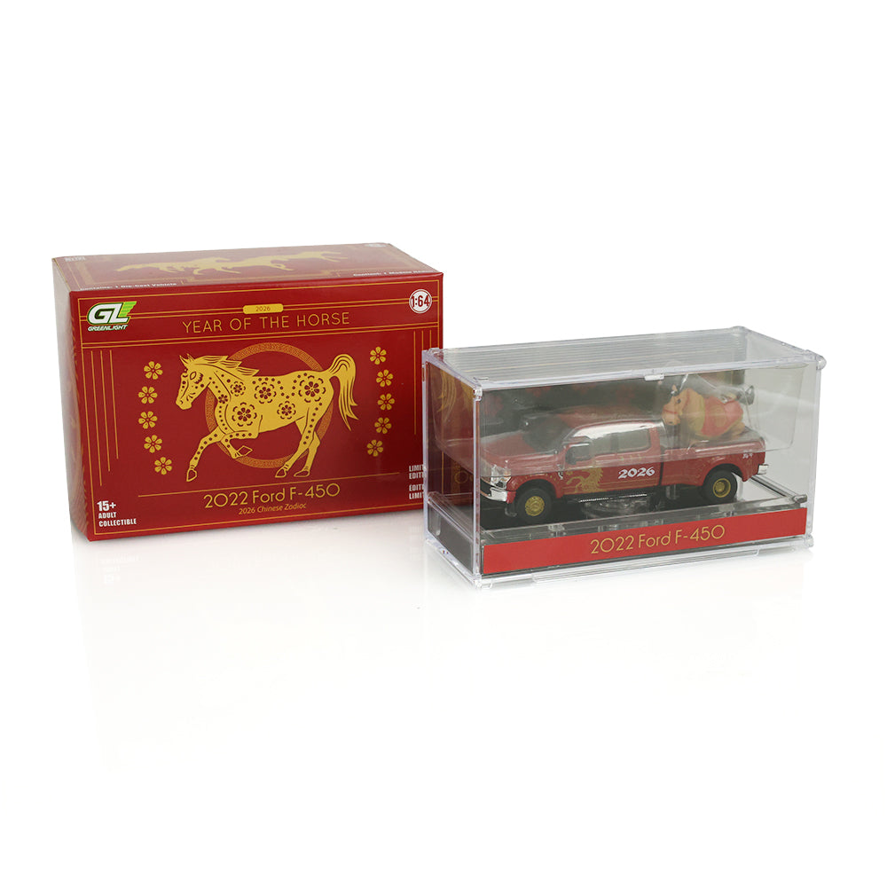 Greenlight 2022 Ford F-450 - Chinese Zodiac 2026 Year of the Horse w/Horse