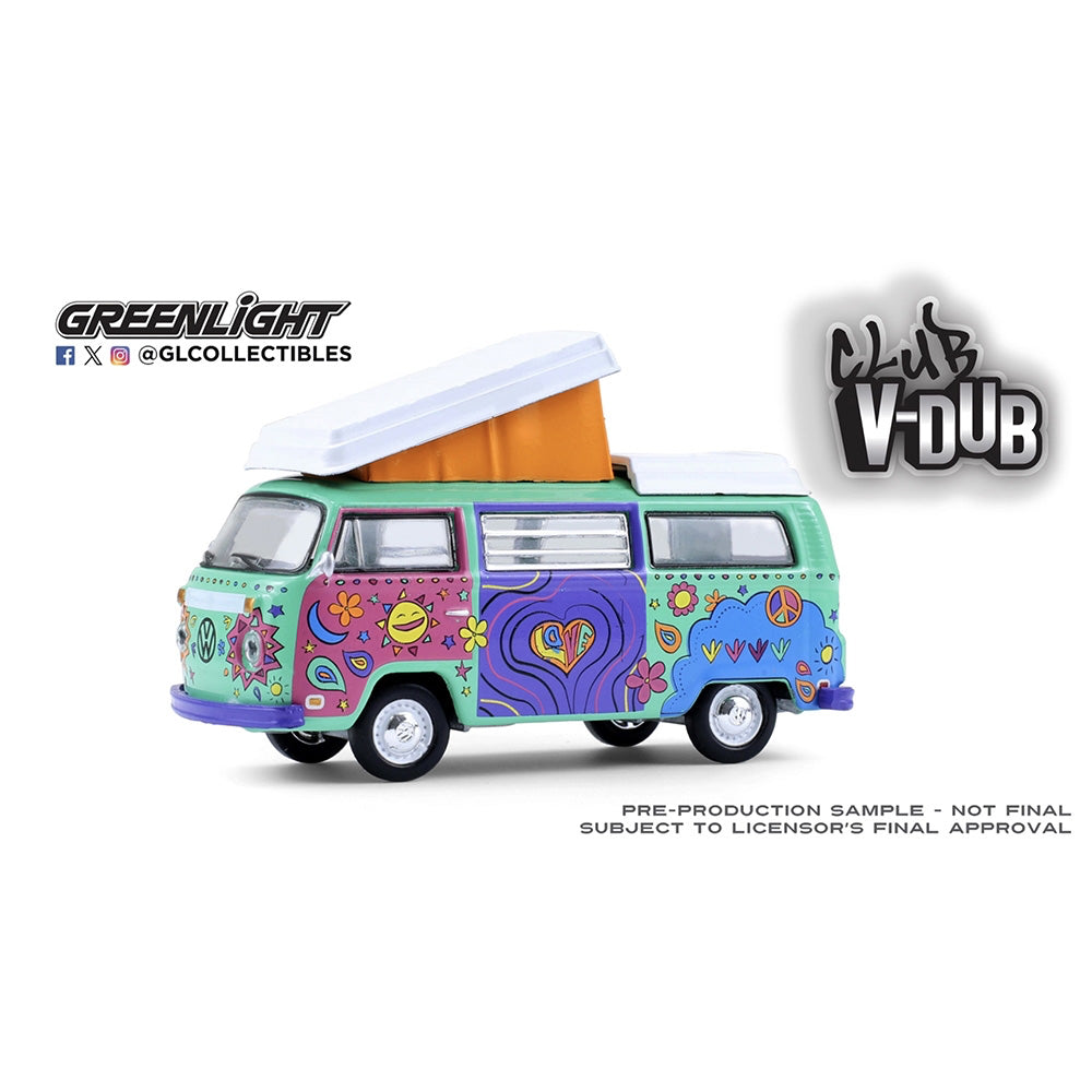 Greenlight Club V-Dub Series 21 - 1973 Volkswagen Type 2 1:64 Diecast Car