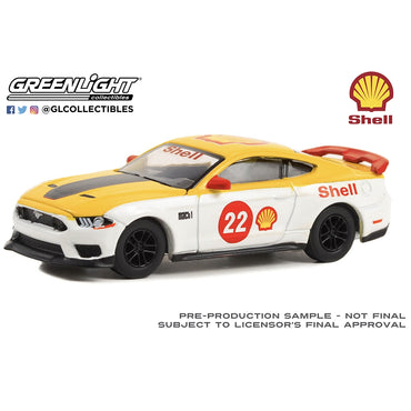 Greenlight Shell Oil Series 1 2022 Ford Mustang Mach 1 No.22 1:64 Diecast Car