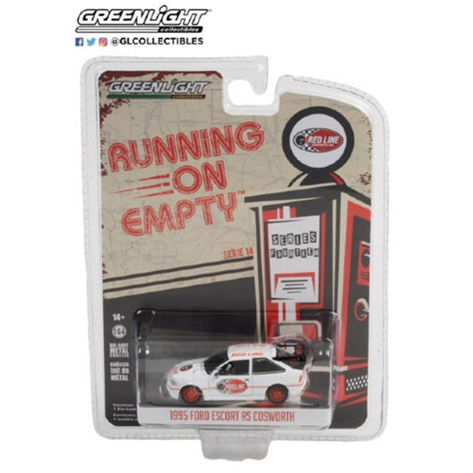 Greenlight 1995 Ford Escort RS Cosworth Red Line RoE S14 1:64 Diecast 41140-E