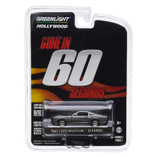 Greenlight 44742 Gone in 60 Seconds - 1967 Ford Mustang Eleanor 1:64 Diecast Car