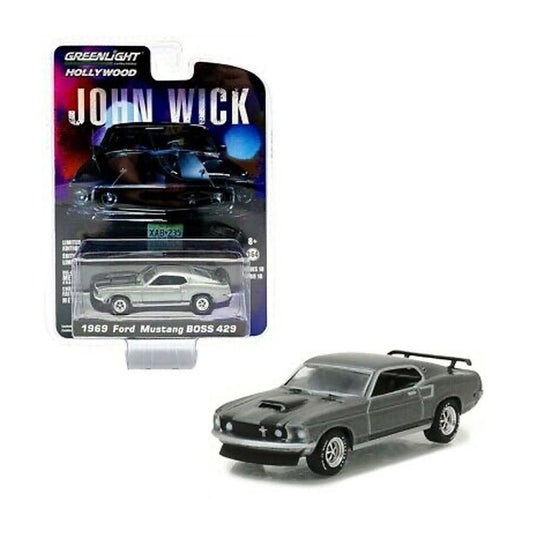 Greenlight 44780-E John Wick (2014) - 1969 Ford Mustang Boss 429 1:64 Diecast Model