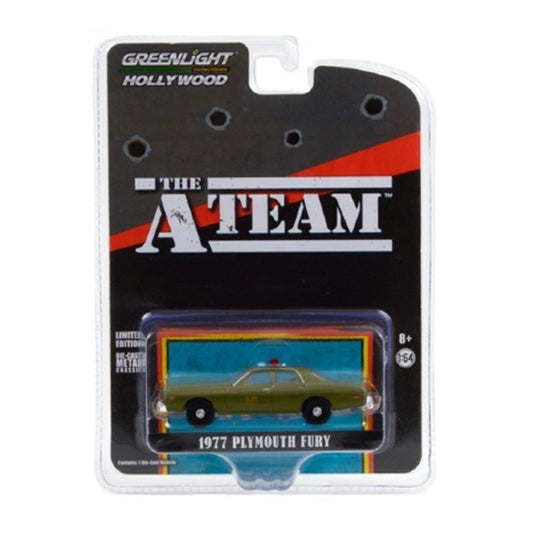 Greenlight 44865-A The A-Team (TV) 1977 Plymouth Fury US Army Police 1:64 Model