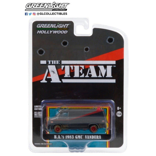 Greenlight 1:64 The A Team GMC Vandura Van 80s TV Series Weathered Diecast Model