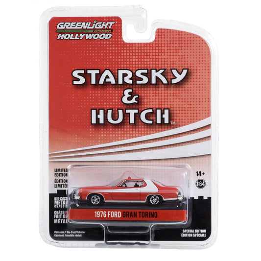 Greenlight Starsky & Hutch 1976 Gran Torino (Crash Version) 1:64 Diecast Model