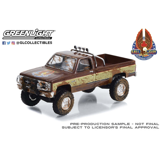 Greenlight 44965-F Fall Guy Stuntman 1982 GMC K-2500 1:64 Diecast Model