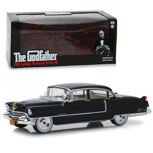 Greenlight 84091 1955 Cadillac Fleetwood The Godfather 1972 1:24 Diecast Car