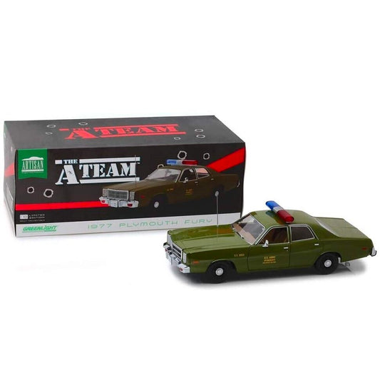 Greenlight 84103 The A-Team 1977 Plymouth Fury U.S 1:24 Diecast Model Car