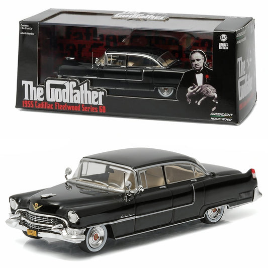 Greenlight 86492 The Godfather: 1955 Cadillac Fleetwood Series 60 1:43 Model