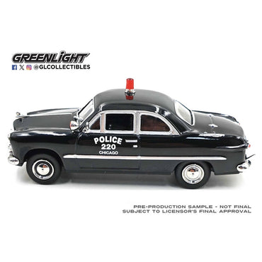 Greenlight 1949 Ford Custom Chicago Police 1:43 Diecast Car