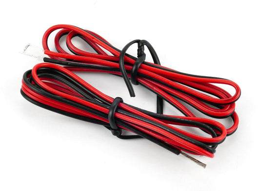 Gaugemaster Red/Black Twinned Wire 50cm (2) Multi Scale GM08RB
