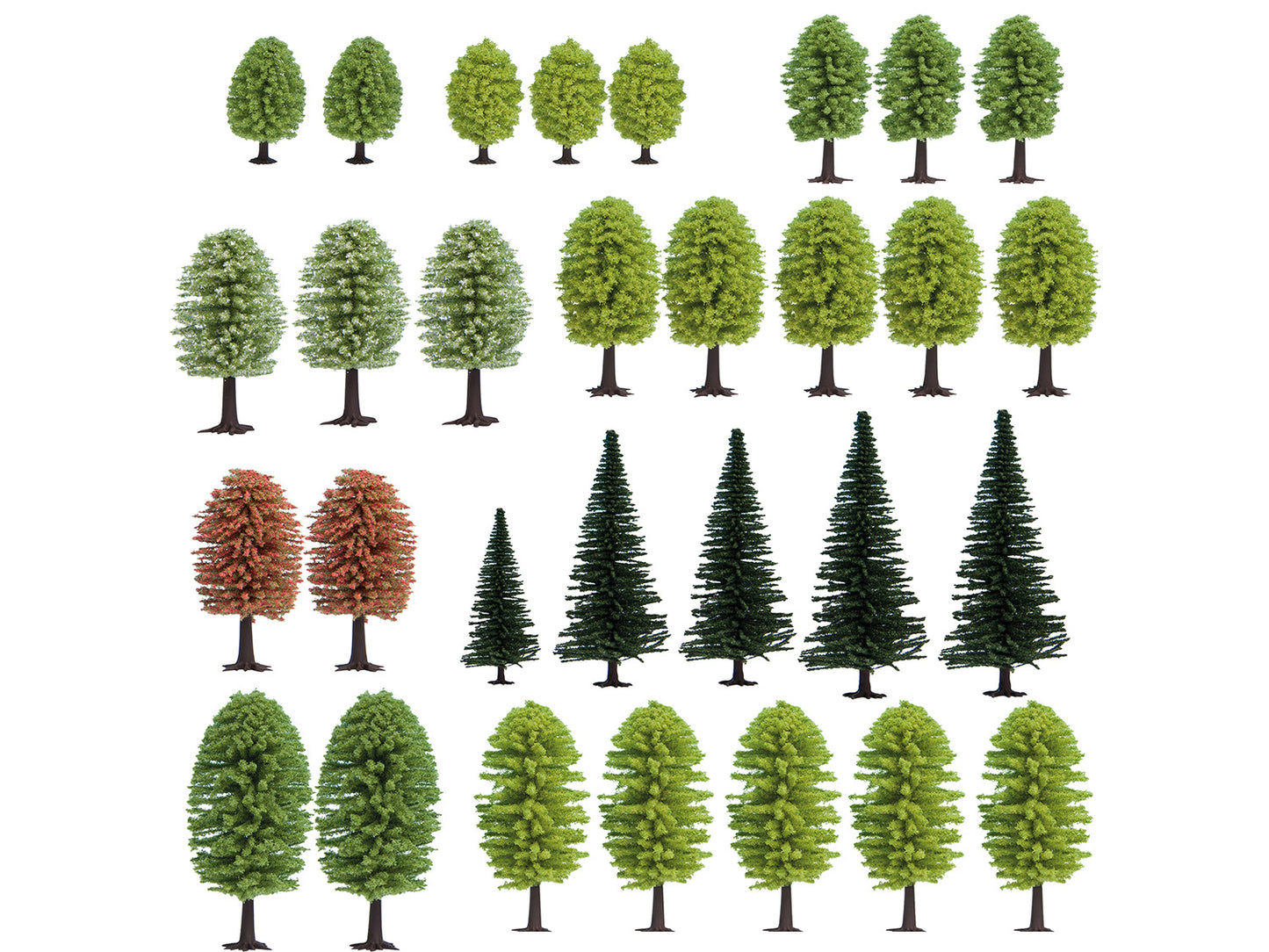 GAUGEMASTER Mixed Tree Bulk Pack (30) GM1803 OO Gauge