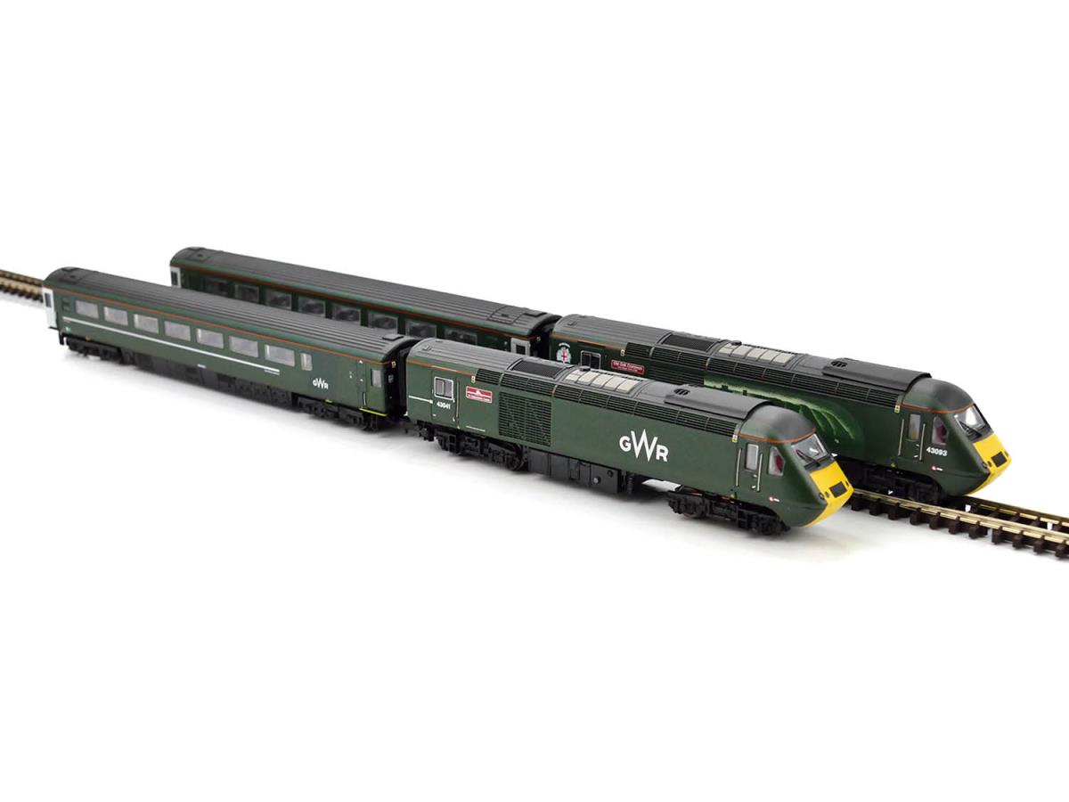 Gaugemaster Class 43 HST 43041/093 GWR Castle Set N Gauge GM2210301