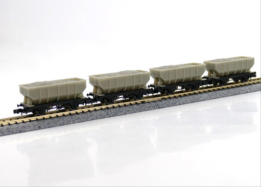 GAUGEMASTER GM2410201 21t Hopper Plain Grey Wagon Set (4) N Gauge