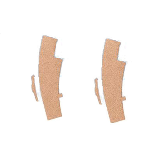 GAUGEMASTER Cork Underlay - 3mm Sectional RH Curve Turnout (2) OO Scenics GM244