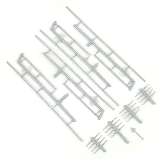 Gaugemaster Roadside Crash Barriers N Scale N Gauge GM396