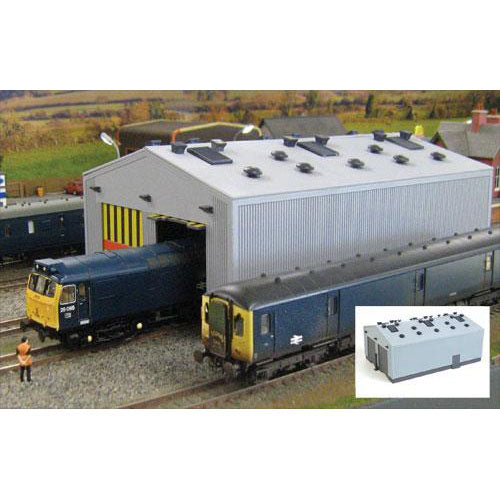 GAUGEMASTER Fordhampton Locomotive Depot Plastic Kit OO Gauge GM406