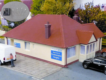 Gaugemaster Fordhampton Doctor's Surgery Kit with LED Lighting GM410L OO