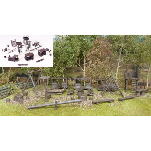 GAUGEMASTER Fordhampton Play Park Plastic Kit OO Gauge GM416