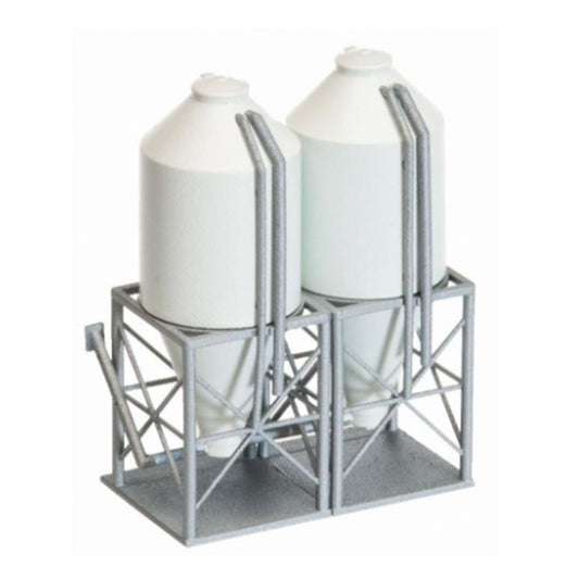GAUGEMASTER Fordhampton Farm Silos Plastic Kit OO Gauge GM420