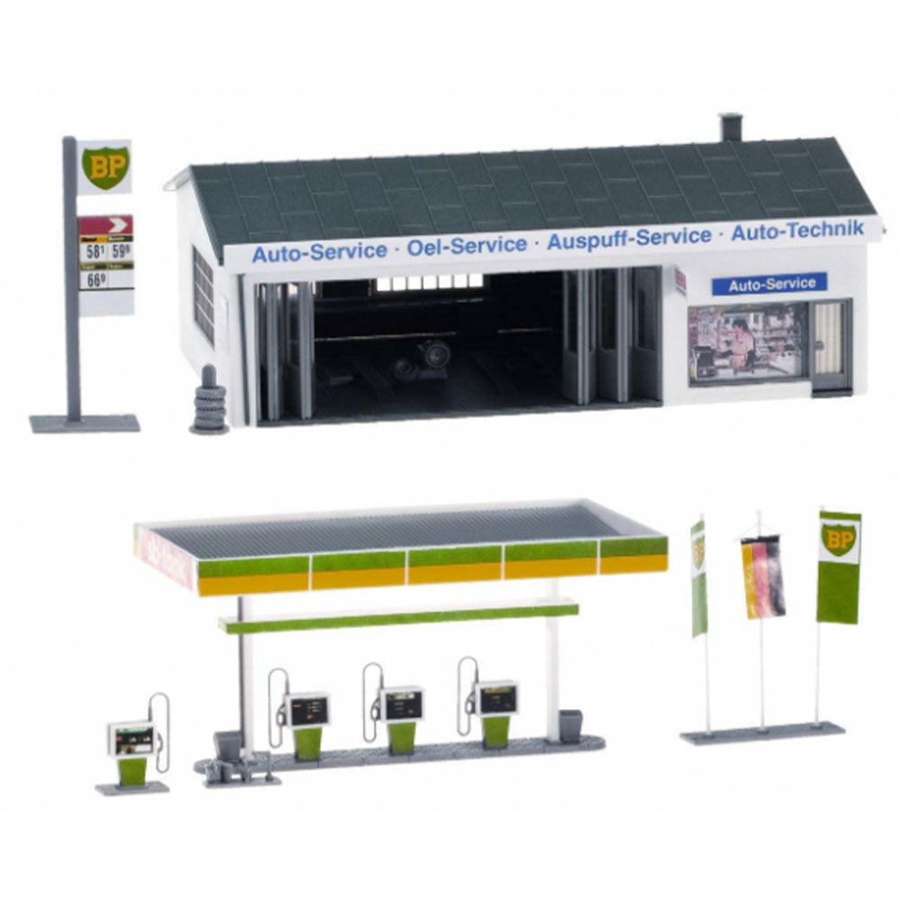 GAUGEMASTER Fordhampton Service Station Plastic Kit OO Gauge GM424