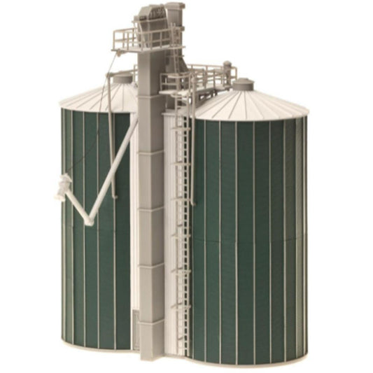 GAUGEMASTER Fordhampton Grain Silos Plastic Kit OO Gauge GM427