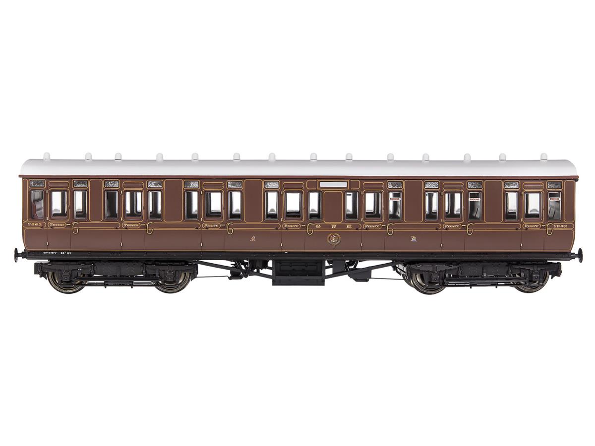Gaugemaster GWR Toplight Coach Set (3) GWR Lined Crimson Pack A GM4310101
