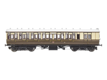 Gaugemaster GWR Toplight Coach Set (3) GWR Chocolate/Cream Pack B GM4310104