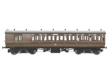 Gaugemaster GWR Toplight Coach Set (3) GWR All Brown Pack A GM4310107 OO