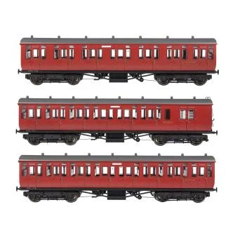 Gaugemaster GWR Toplight Coach Set (3) BR(WR) Maroon Pack A GM4310109 OO