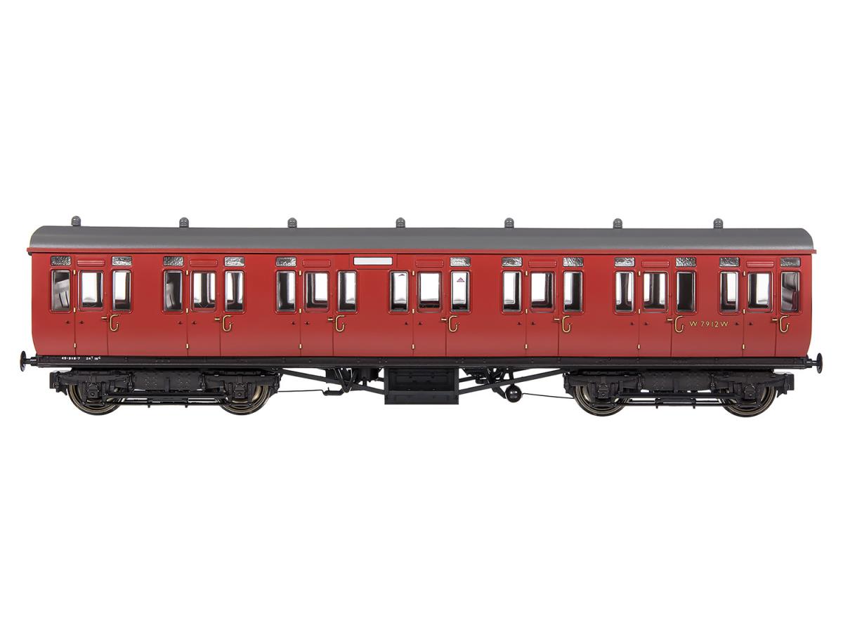 Gaugemaster GWR Toplight Coach Set (3) BR(WR) Maroon Pack B GM4310110 OO