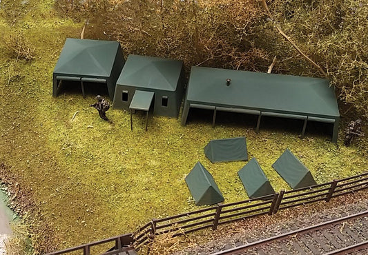 Gaugemaster Fordhampton Military Tents (7) OO Gauge GM440