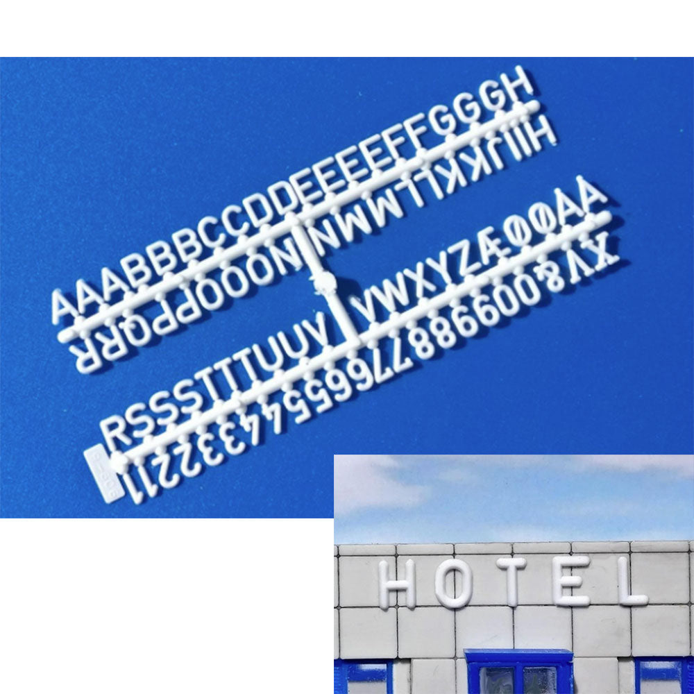 Gaugemaster GM458 Alphabet & Numerals Set Multi Scale Building Kit