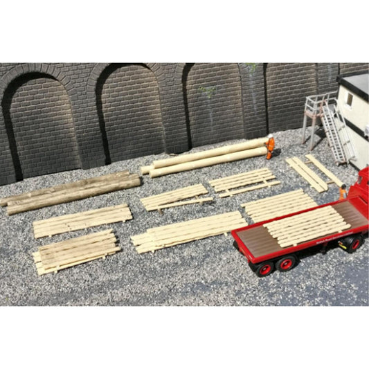 Gaugemaster GM459 Assorted Timber Set OO Gauge Building Scenery