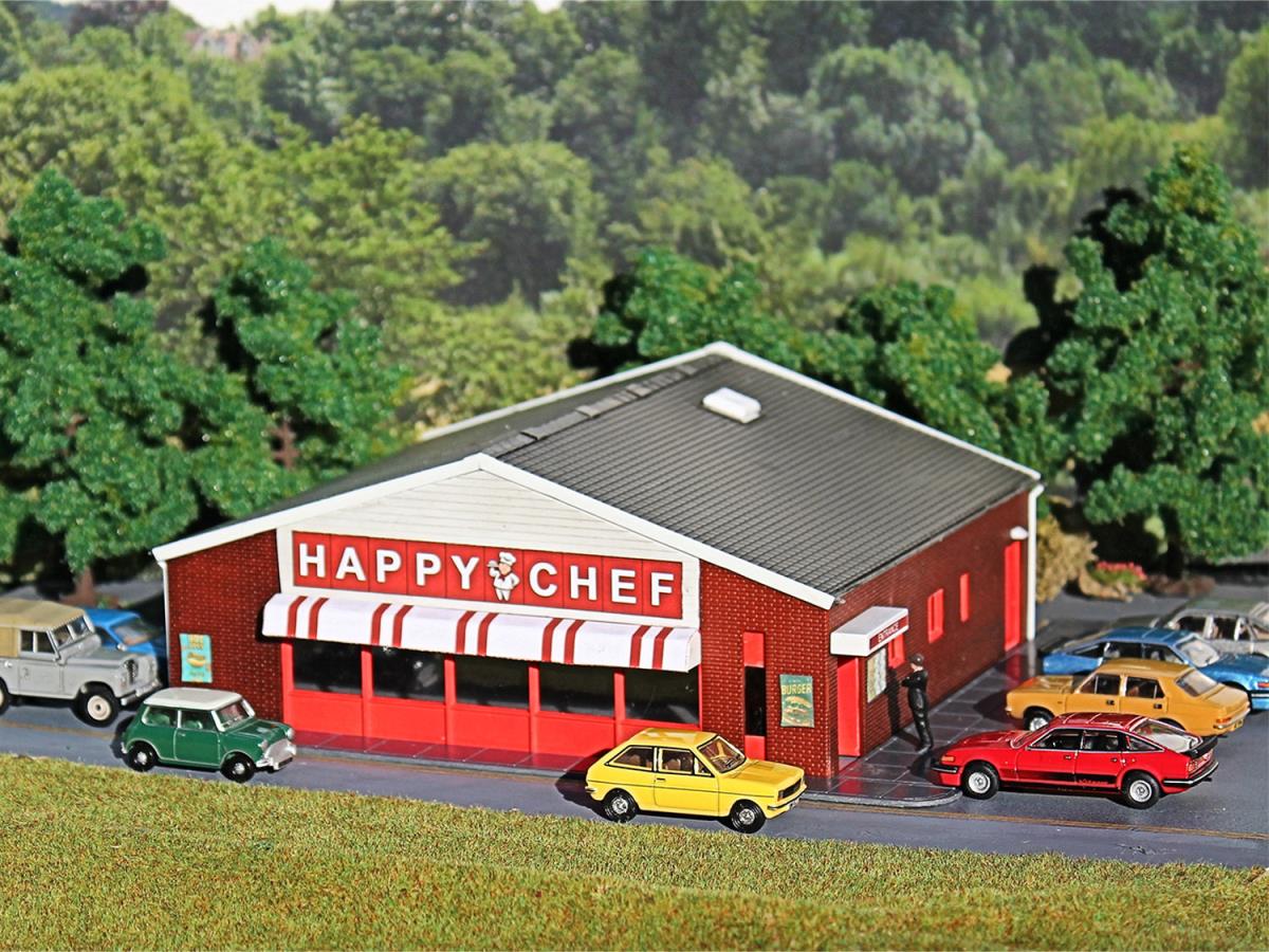 Gaugemaster Fordhampton Happy Chef Roadside Diner GM475 OO Gauge