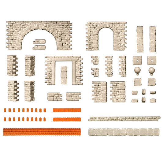Gaugemaster Stone Walling Detailing Pack GM475 OO Gauge